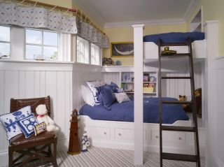欧式风格简单儿童房室内装潢效果图2023