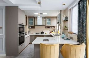 2023现代北欧风格160平四居室厨房装潢图片