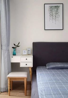 89平米简约北欧风格三居卧室设计图片