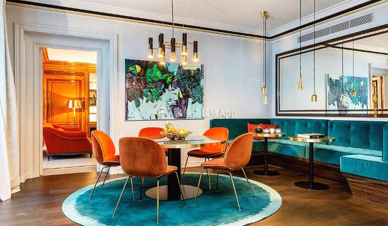 2020家庭新房餐厅室内颜色搭配装饰效果图赏析