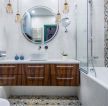 2023家用时尚卫生间浴室镜子装修设计图 