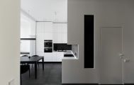 99平米家居厨房餐厅一体设计装潢图片