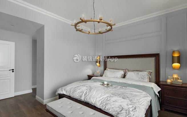 现代美式卧室效果图 现代美式卧室装修 