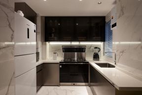  厨房吊柜设计图片 转角厨房装修效果图 