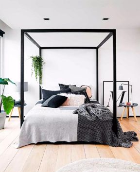 2020卧室床的摆放图欣赏 北欧极简卧室效果图