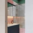 89平米三居室现代风格卫生间洗手台设计