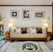 经典中式风格客厅沙发抱枕装饰设计图片