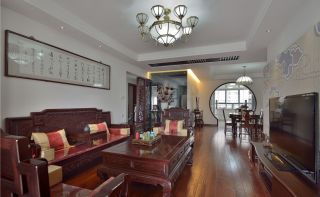 经典中式客厅红木家具沙发装饰设计图赏析