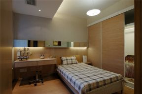 149平米现代三居卧室吊灯装修设计效果图
