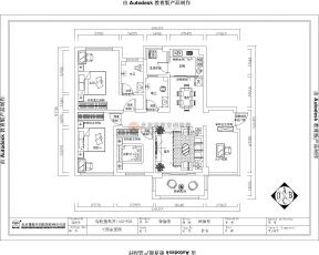 cad室内装修平面图 房屋平面图 