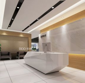 500平米小户型现代前台装修设计效果图欣赏-每日推荐