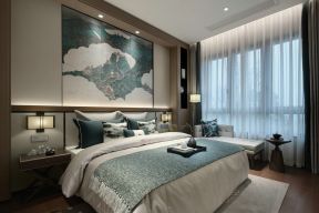  2020新中式卧室床效果图 新中式卧室设计图片