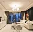 140平米现代黑白客厅室内装修设计欣赏