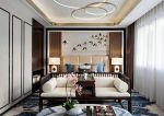 中式风格房屋卧室沙发摆放装修案例图