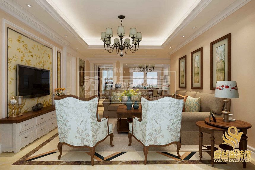 2020美式客厅沙发效果图欣赏 美式客厅沙发组合  