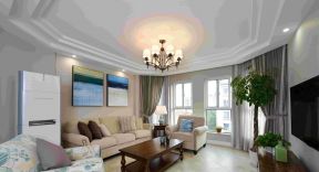 2020美式客厅沙发图片 美式客厅风格 