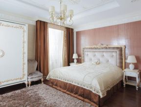 2020卧室地毯装修效果图 美式古典卧室装修效果图