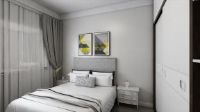 123平米现代三居卧室装修设计效果图欣赏
