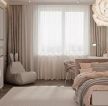 千渡· 东山晴128平米现代三居卧室装修设计效果图