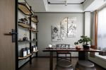 140平新中式风格家庭茶室装潢效果图一览