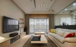最新现代三居98平米客厅装修设计效果图欣赏