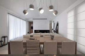 2020餐厅餐吊灯效果图欣赏  家庭餐桌椅子