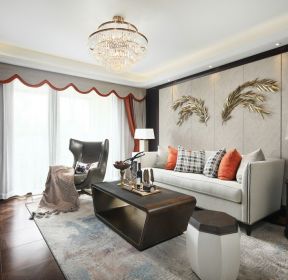 时代雅居138平三居客厅创意茶几图片-每日推荐