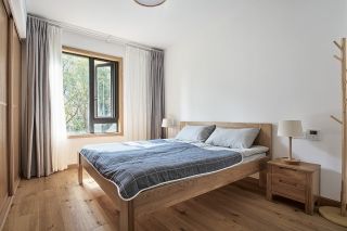日式风格家庭卧室实木地板图片赏析