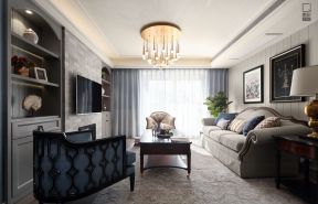 美式风格客厅家具沙发装修设计图片赏析