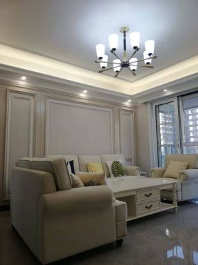 宝能城118平米三居现代沙发装修设计效果图欣赏