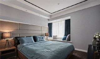 100平米现代三居卧室飘窗装修设计效果图