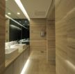 1200平现代简约风格办公室洗手间设计效果图