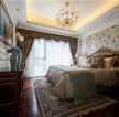 金色广场美式风格105平家庭卧室地毯装修图片