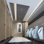 1200平现代风格办公室卫生间设计装修效果图