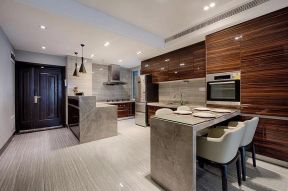 星汇广场现代130平四居室厨房装修案例