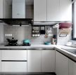 现代简约风格厨房转角设计装饰效果图片一览