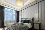 中式风格新房卧室床头软包设计造型图一览