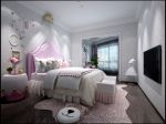 丽雅龙城现代简约风格儿童房卧室床头设计图