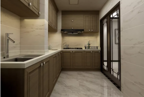  2020中式厨房装修 中式厨房橱柜效果图