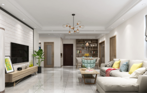 海德社区156平米现代客厅沙发装修设计效果图欣赏