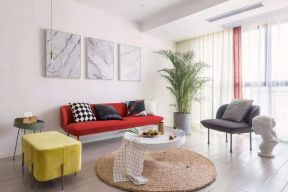 2020客厅沙发颜色效果图 2020北欧风格客厅色彩搭配装修效果图 北欧风格客厅设计图片