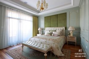 君山高尔夫450㎡法式风格别墅卧室装修效果图