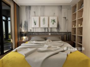 中建华府锦城日式160平三居室卧室装修案例