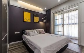 万景荔知湾90平米二居现代卧室装修设计效果图
