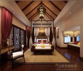 1100平米东南亚别墅卧室装修设计效果图欣赏