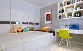 海棠家园100平米三居现代卧室装修设计效果图