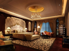 玫瑰星城800平米现代别墅卧室装修设计效果图欣赏