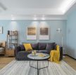 新丰小区50平米温馨沙发背景墙装修设计效果图欣赏