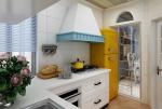 120平米三居地中海厨房装修设计效果图欣赏
