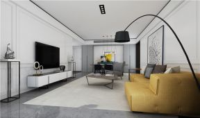2020现代简约客厅装修效果图2020小户型现代简约客厅装修图
